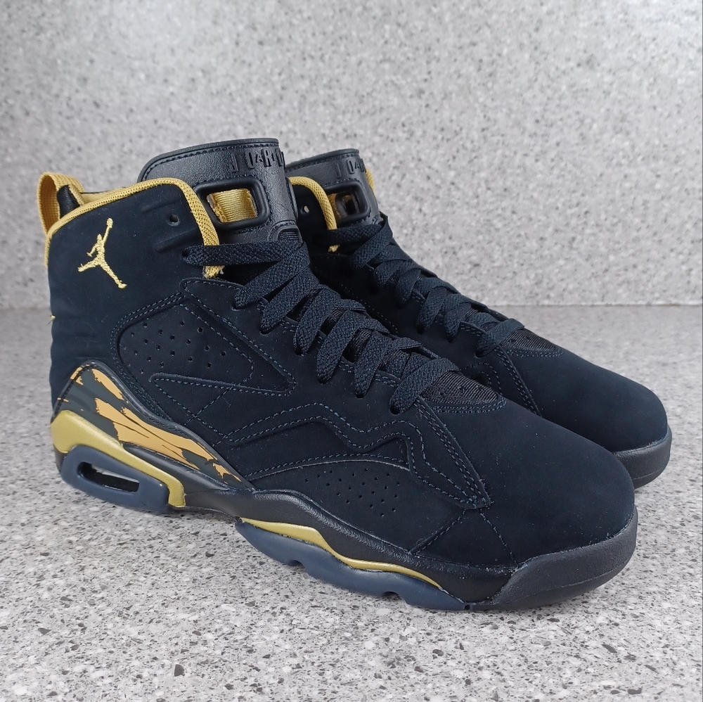 Nike Air Jordan MVP Black Metallic Gold Sneakers